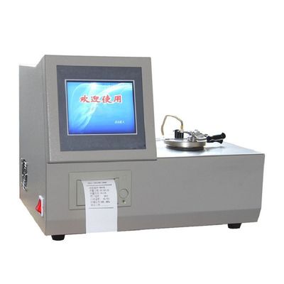 ASTM D3828 オイル分析試験装置 低温 8インチスクリーン 閉ざされたカップ フレッシュポイントテスト